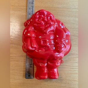vintage jello mold - Santa
